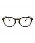 OLIVER PEOPLES（オリバーピープルズ）の古着「眼鏡フレーム（レンズ無）」｜ブラウン