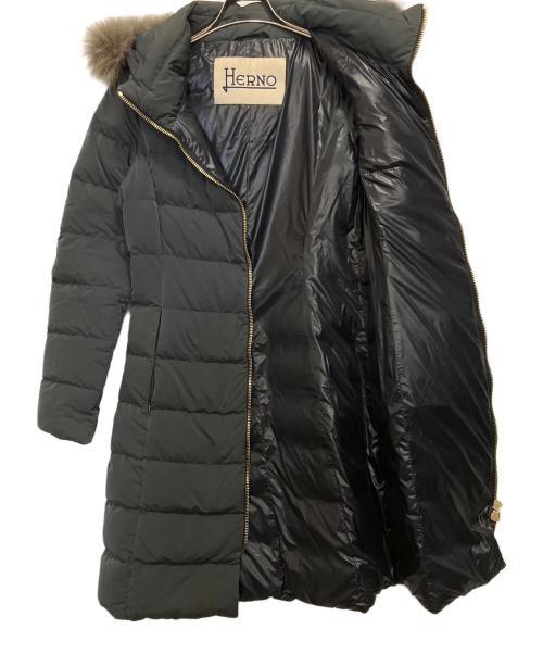 HERNO（ヘルノ）HERNO (ヘルノ) ダウンコート ブラック サイズ:40の古着・服飾アイテム