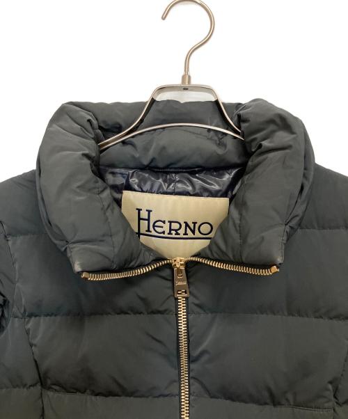 HERNO（ヘルノ）HERNO (ヘルノ) ダウンコート ブラック サイズ:40の古着・服飾アイテム