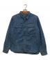 EIGHT G（エイトジー）の古着「6oz COVERT CHAMBRAY FARMER WORK SHIRT　」｜ブルー