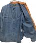 中古・古着 EIGHT G (エイトジー) 6oz COVERT CHAMBRAY FARMER WORK SHIRT　 ブルー サイズ:L：7000円