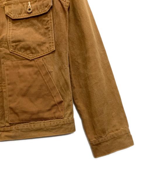 EIGHT G（エイトジー）EIGHT G (エイトジー) ファーストモデルダックジャケット ブラウン サイズ:40の古着・服飾アイテム
