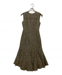 sheller（シェリエ）の古着「ノースリーブワンピース」｜グリーン