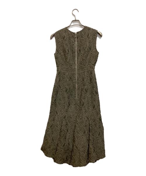 sheller（シェリエ）sheller (シェリエ) ノースリーブワンピース グリーン サイズ:Fの古着・服飾アイテム