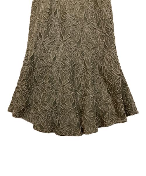 sheller（シェリエ）sheller (シェリエ) ノースリーブワンピース グリーン サイズ:Fの古着・服飾アイテム