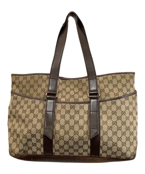 GUCCI（グッチ）GUCCI (グッチ) GGキャンバス　トートバッグの古着・服飾アイテム