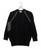 Y-3ワイスリー）の古着「CLASSIC SHEER KNIT CREW SWEATER」｜ブラック