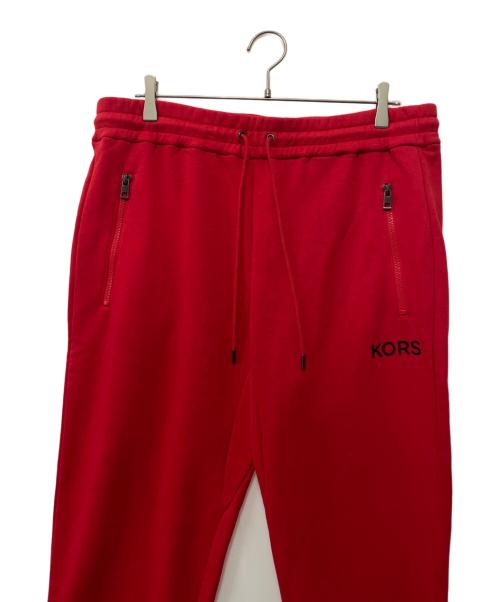 MICHAEL KORS（マイケルコース）MICHAEL KORS (マイケルコース) スウェットパンツ レッド サイズ:Lの古着・服飾アイテム
