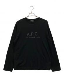 A.P.C.（アーペーセー）の古着「ロングスリーブカットソー」｜ブラック