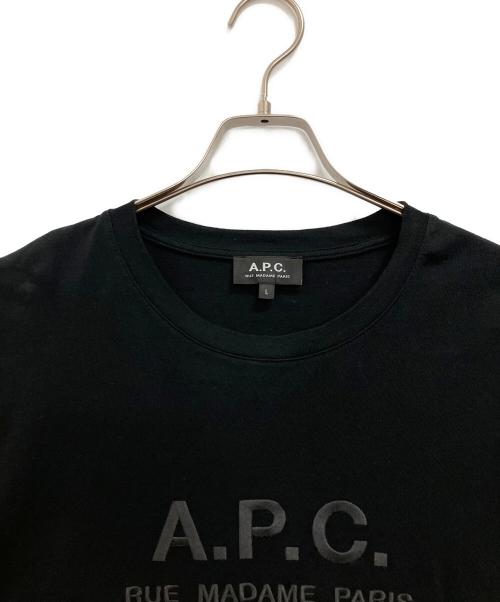 A.P.C.（アーペーセー）A.P.C. (アーペーセー) ロングスリーブカットソー ブラック サイズ:Lの古着・服飾アイテム