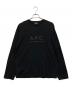 A.P.C.（アーペーセー）の古着「ロングスリーブカットソー」｜ブラック