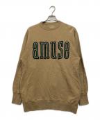 moussyマウジー）の古着「スウェット」｜ベージュ
