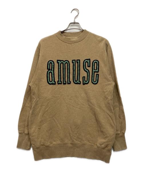 moussy（マウジー）moussy (マウジー) スウェット ベージュ サイズ:Fの古着・服飾アイテム
