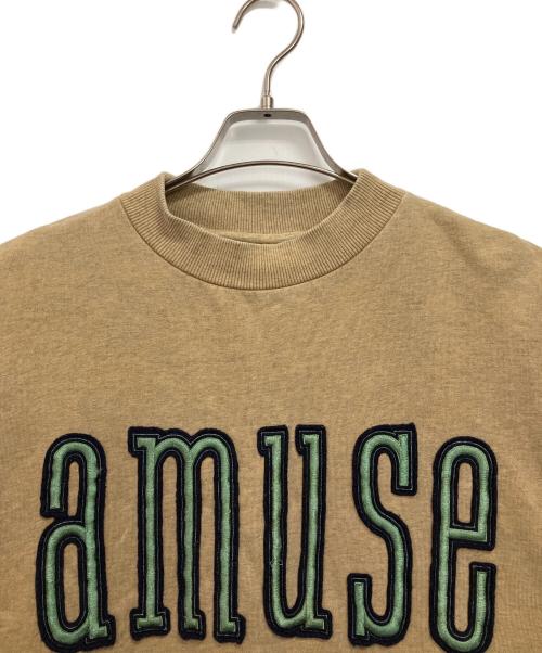moussy（マウジー）moussy (マウジー) スウェット ベージュ サイズ:Fの古着・服飾アイテム