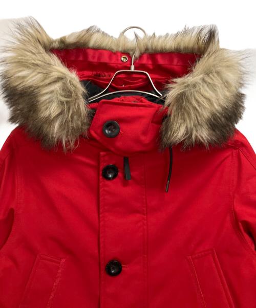 POLO RALPH LAUREN（ポロ・ラルフローレン）POLO RALPH LAUREN (ポロ・ラルフローレン) ダウンジャケット レッド サイズ:XSの古着・服飾アイテム