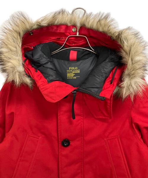 POLO RALPH LAUREN（ポロ・ラルフローレン）POLO RALPH LAUREN (ポロ・ラルフローレン) ダウンジャケット レッド サイズ:XSの古着・服飾アイテム