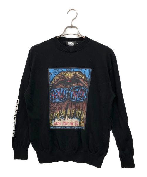 Hysteric Glamour（ヒステリックグラマー）Hysteric Glamour (ヒステリックグラマー) 薄手ニット ブラック サイズ:Mの古着・服飾アイテム