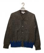 COMME des GARCONS SHIRTコムデギャルソンシャツ）の古着「薄手カーディガン」｜グレー×ブルー