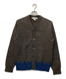 COMME des GARCONS SHIRT（コムデギャルソンシャツ）の古着「薄手カーディガン」｜グレー×ブルー