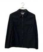 COMME des GARCONS HOMME PLUSコムデギャルソンオムプリュス）の古着「ウールジップジャケット」｜ネイビー×グレー