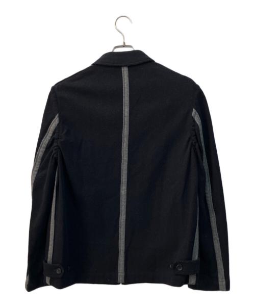 COMME des GARCONS HOMME PLUS（コムデギャルソンオムプリュス）COMME des GARCONS HOMME PLUS (コムデギャルソンオムプリュス) ウールジップジャケット ネイビー×グレー サイズ:Mの古着・服飾アイテム