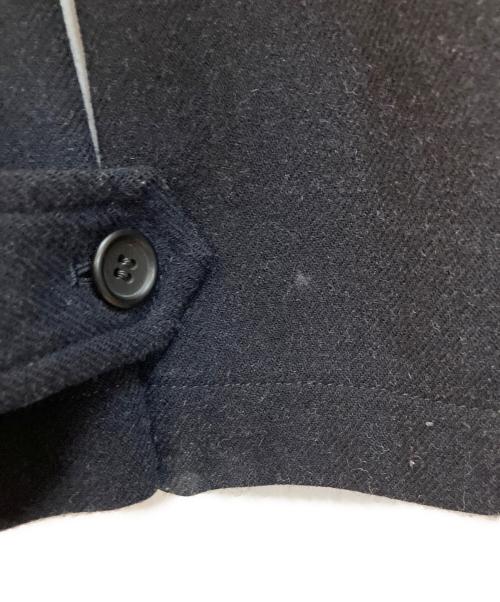 COMME des GARCONS HOMME PLUS（コムデギャルソンオムプリュス）COMME des GARCONS HOMME PLUS (コムデギャルソンオムプリュス) ウールジップジャケット ネイビー×グレー サイズ:Mの古着・服飾アイテム