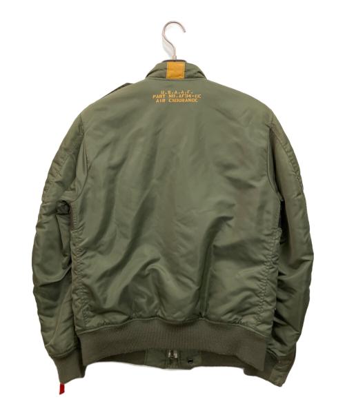AVIREX（アヴィレックス）AVIREX (アヴィレックス) フライトジャケット オリーブ サイズ:Lの古着・服飾アイテム