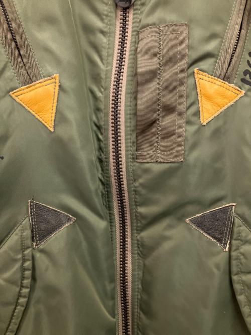 AVIREX（アヴィレックス）AVIREX (アヴィレックス) フライトジャケット オリーブ サイズ:Lの古着・服飾アイテム