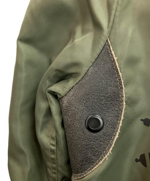 AVIREX（アヴィレックス）AVIREX (アヴィレックス) フライトジャケット オリーブ サイズ:Lの古着・服飾アイテム