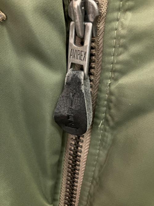AVIREX（アヴィレックス）AVIREX (アヴィレックス) フライトジャケット オリーブ サイズ:Lの古着・服飾アイテム