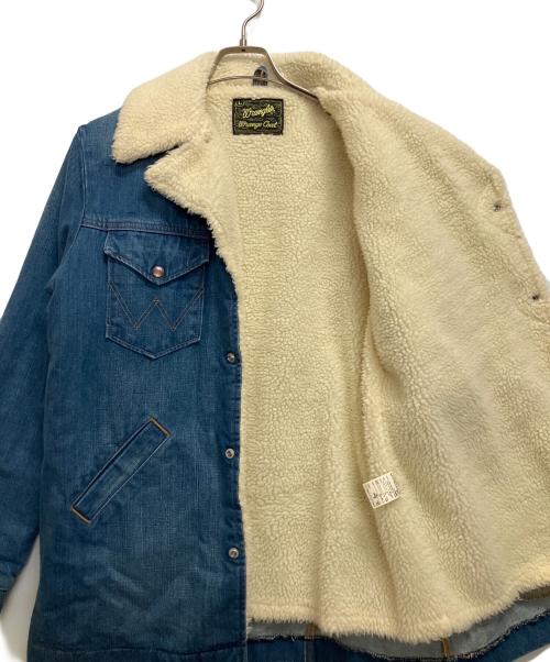 Wrangler（ラングラー）Wrangler (ラングラー) 裏ボアデニムジャケット インディゴ サイズ:Lの古着・服飾アイテム