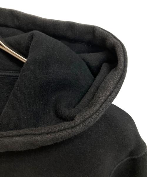 stussy（ステューシー）stussy (ステューシー) ロゴフーディ　プルオーバーパーカー ブラック サイズ:Mの古着・服飾アイテム
