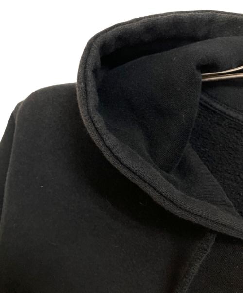 stussy（ステューシー）stussy (ステューシー) ロゴフーディ　プルオーバーパーカー ブラック サイズ:Mの古着・服飾アイテム