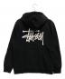stussy (ステューシー) ロゴフーディ　プルオーバーパーカー ブラック サイズ:M：8000円