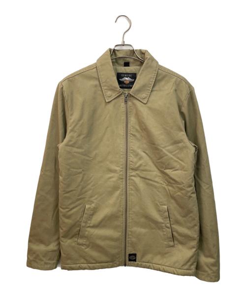 HARLEY-DAVIDSON（ハーレーダビッドソン）HARLEY-DAVIDSON (ハーレーダビッドソン) 裏ボアジャケット ベージュ サイズ:Sの古着・服飾アイテム
