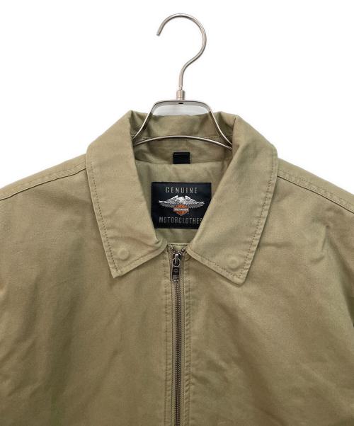 HARLEY-DAVIDSON（ハーレーダビッドソン）HARLEY-DAVIDSON (ハーレーダビッドソン) 裏ボアジャケット ベージュ サイズ:Sの古着・服飾アイテム
