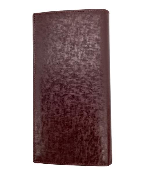 Cartier（カルティエ）Cartier (カルティエ) 2つ折り長財布 ボルドーの古着・服飾アイテム