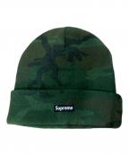 SUPREMEシュプリーム）の古着「ニット帽」｜カーキ