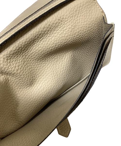 HERMES（エルメス）HERMES (エルメス) ベアンスフレ　長財布 ピンク×ブラウンの古着・服飾アイテム