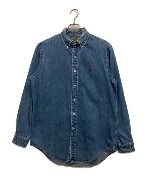 POLO COUNTRY（ポロカントリー）POLO COUNTRY (ポロカントリー) デニムシャツ ブルー サイズ:Ｍの古着・服飾アイテム