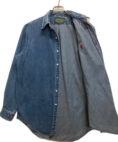 POLO COUNTRY（ポロカントリー）POLO COUNTRY (ポロカントリー) デニムシャツ ブルー サイズ:Ｍの古着・服飾アイテム