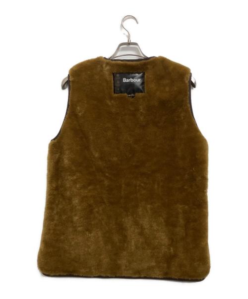 Barbour（バブアー）Barbour (バブアー) リバーシブル ファーベスト ベージュ サイズ:38の古着・服飾アイテム