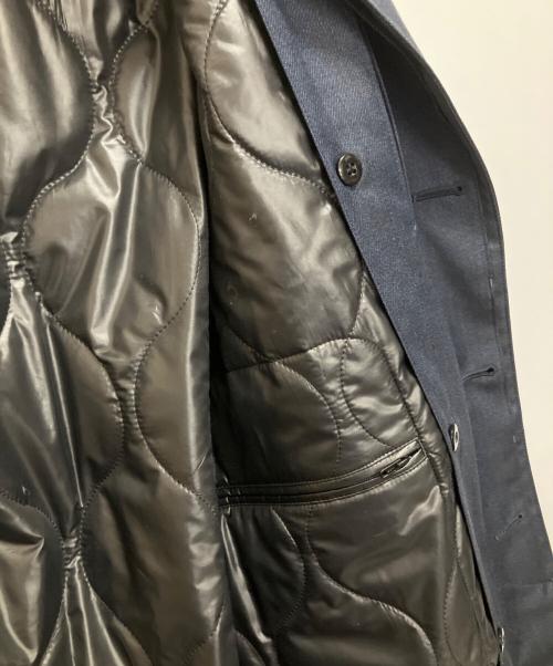 D'URBAN（ダーバン）D'URBAN (ダーバン) ライナー付コート ネイビー×ブラック サイズ:Mの古着・服飾アイテム