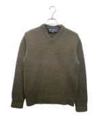 COMME des GARCONS HOMMEコムデギャルソン オム）の古着「厚手ニット」｜カーキ