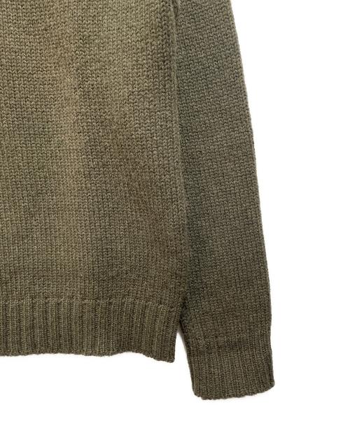 COMME des GARCONS HOMME（コムデギャルソン オム）COMME des GARCONS HOMME (コムデギャルソン オム) 厚手ニット カーキ サイズ:Mの古着・服飾アイテム