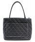 CHANEL (シャネル) 1804復刻トートバッグ/キャビアスキン ブラック キャビアスキン 1804 6339612：94800円