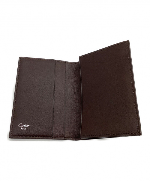 Cartier（カルティエ）Cartier (カルティエ) 名刺入れ ブラウン サイズ:-の古着・服飾アイテム