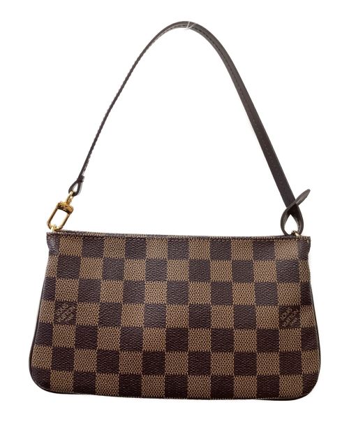 LOUIS VUITTON（ルイ ヴィトン）LOUIS VUITTON (ルイ ヴィトン) ハンドポーチ ブラウンの古着・服飾アイテム