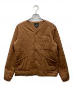 Snow peakスノーピーク）の古着「フレキシブルインサレーション カーディガン」｜ブラウン