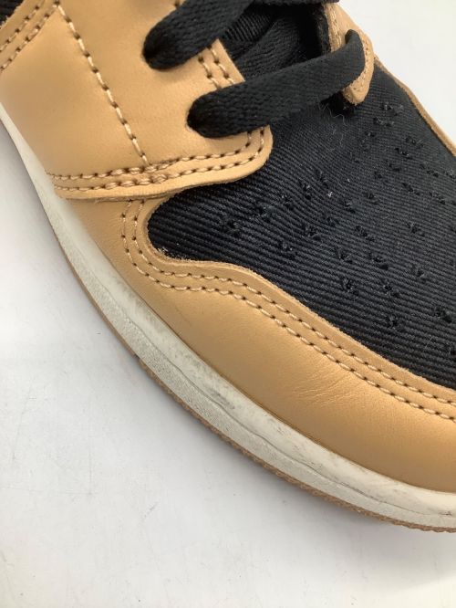 NIKE（ナイキ）NIKE (ナイキ) ハイカットスニーカー　	AIR JORDAN1 ベージュ サイズ:30の古着・服飾アイテム